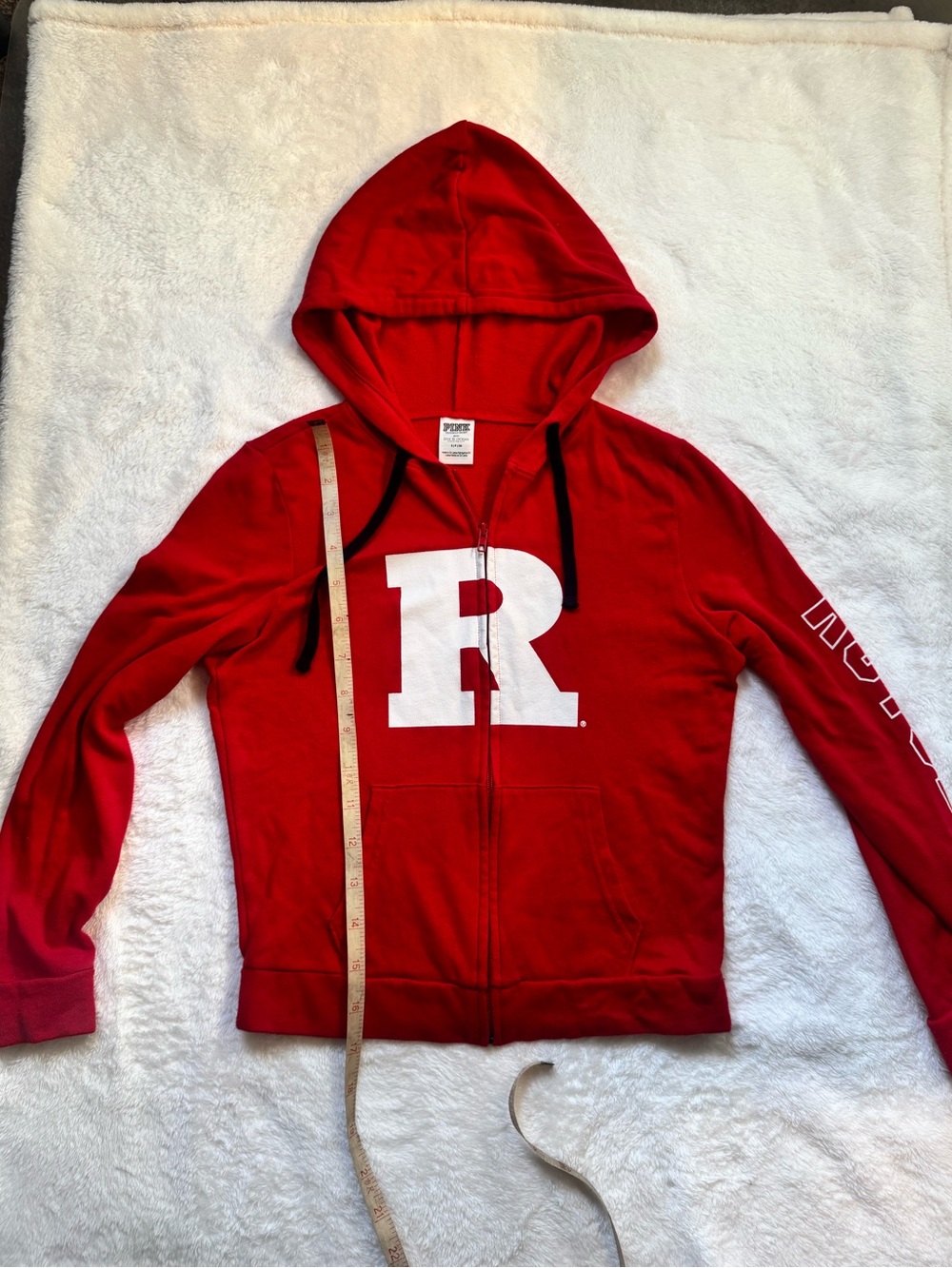 Pink | Rutgers Red Zip-Up jacket - Picture 3 of 5
